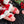 Red velvet thigh socks  KF82472