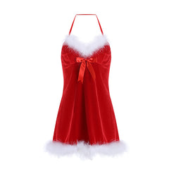 Christmas suspender nightdress  KF83142