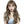 Gray Brown Long Curly Wig KF82647