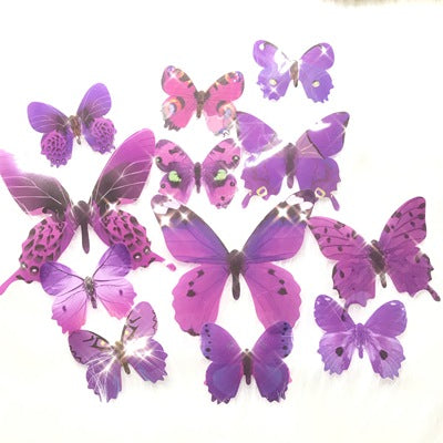 Simulation butterfly face sticker KF82515