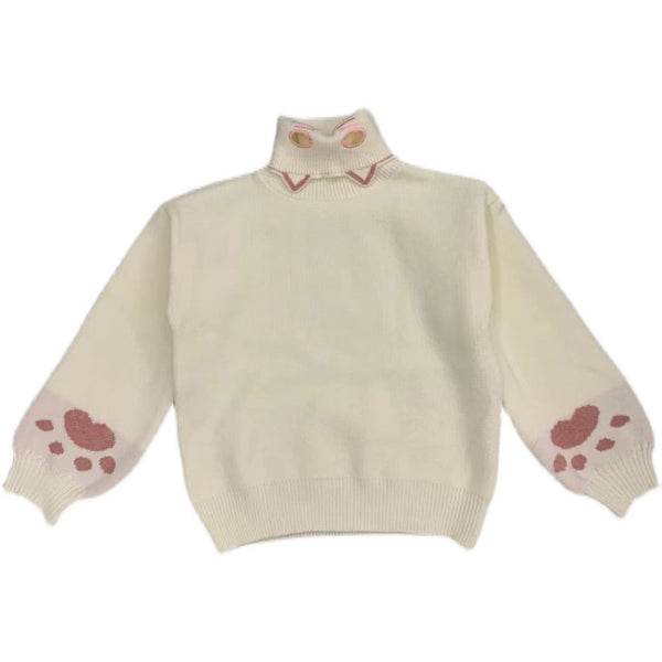 Turtleneck cute sweater KF82229