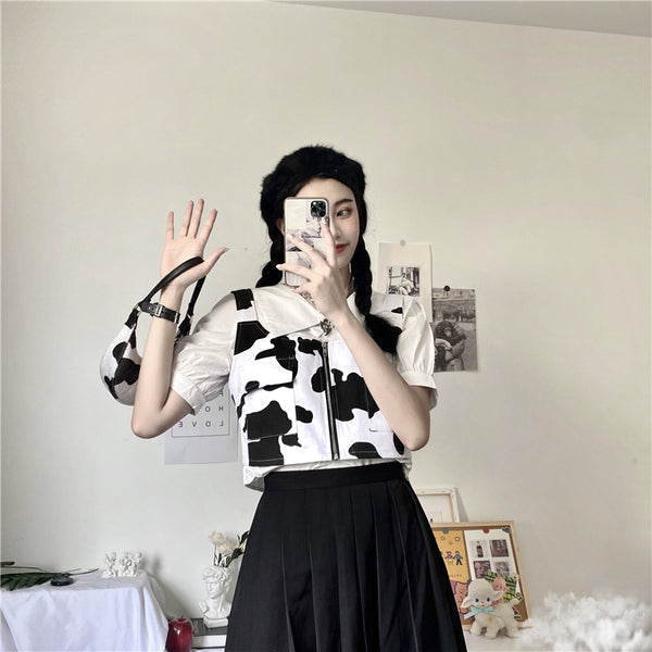 Harajuku Cow vest KF81443