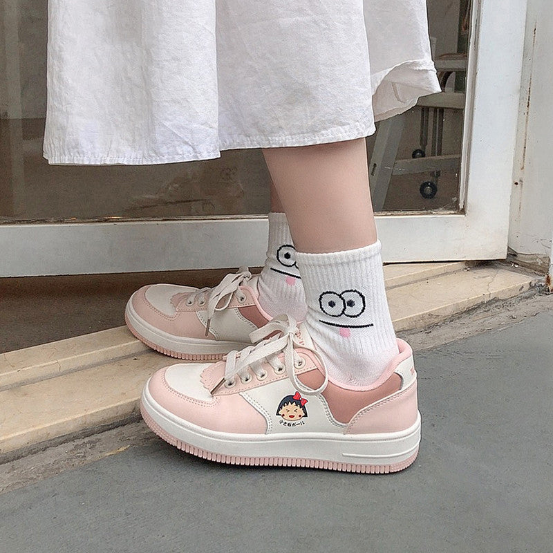 Cute pink sneakers  KF81489
