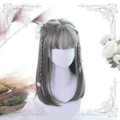 Medium Length Straight Wig KF81514