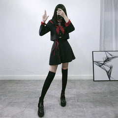 Girl Dark Suit KF81102