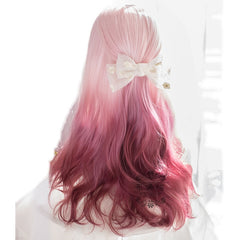 Rose purple gradient wig KF82487