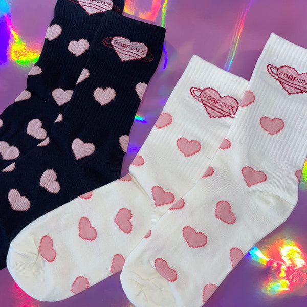 Vintage Heart Socks  KF82856