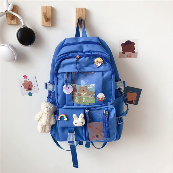 Ulzzang bear backpack KF82008