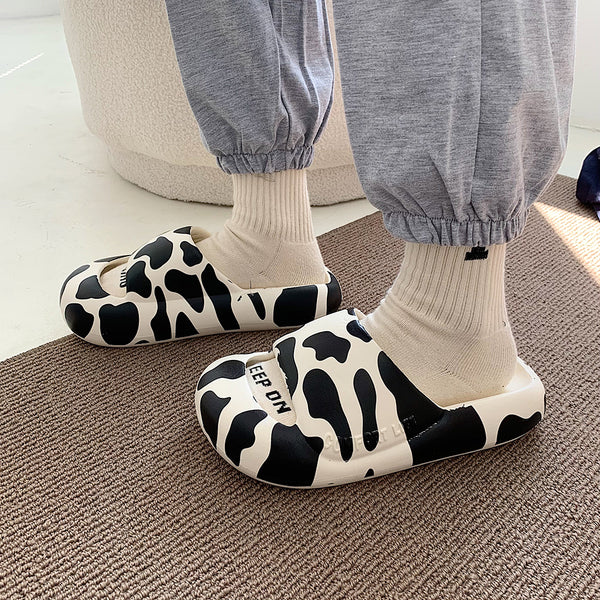 Leopard Cow Slippers KF82609