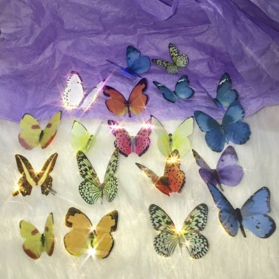 Simulation butterfly face sticker KF82515