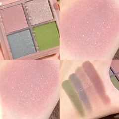 Matte shimmer four-color eye shadow MK0030