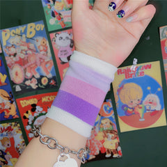 Harajuku Rainbow Wristband KF81434
