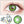 Halloween contact lenses (two pieces)  KF1023