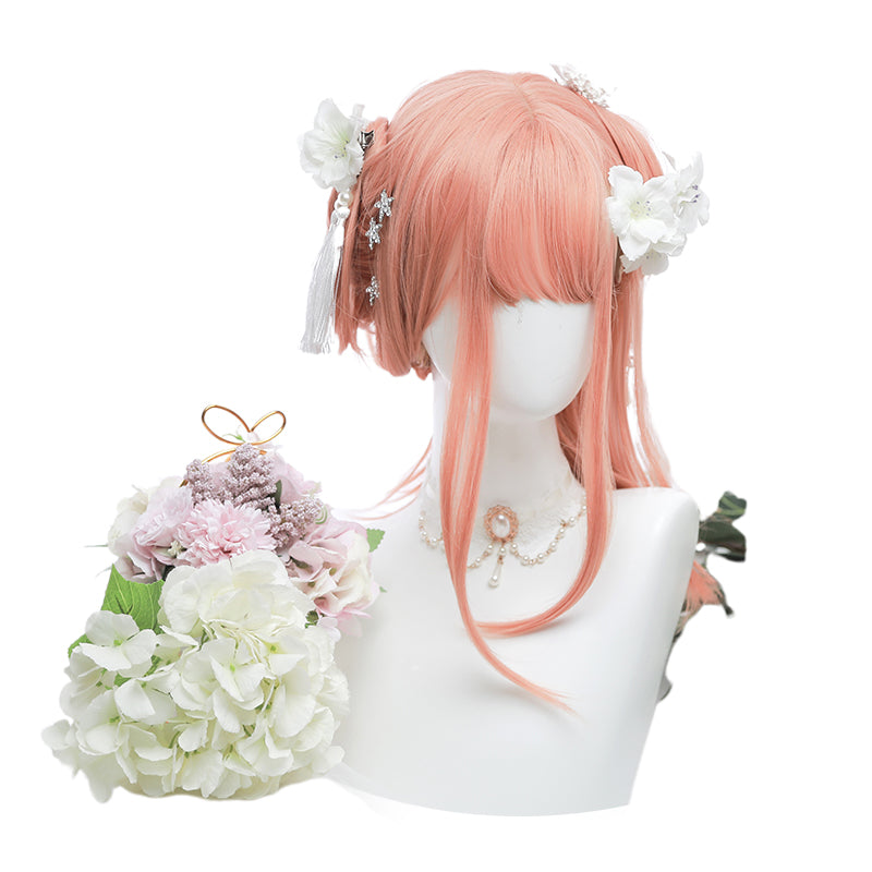 Harajuku style pink orange wig  KF81510