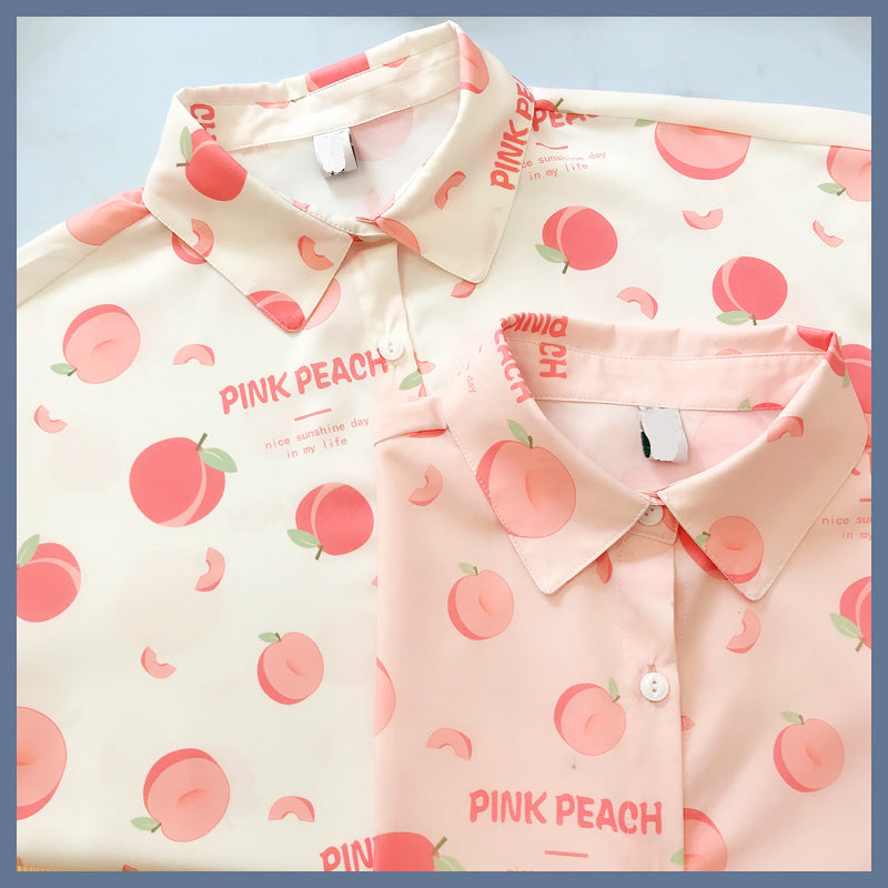 Chic peach shirt KF81492