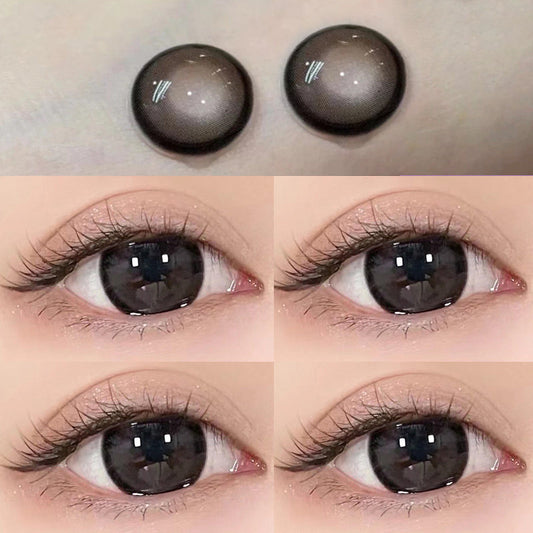 Black contact lenses (two pieces) KF8002