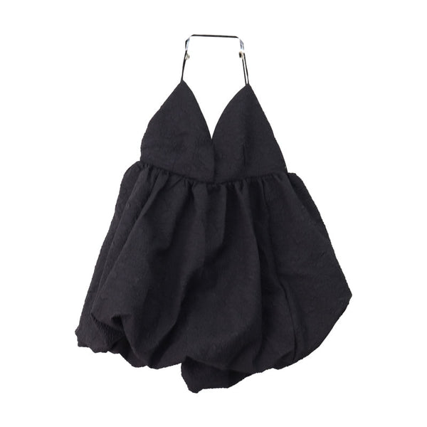 black suspender dress  KF83308