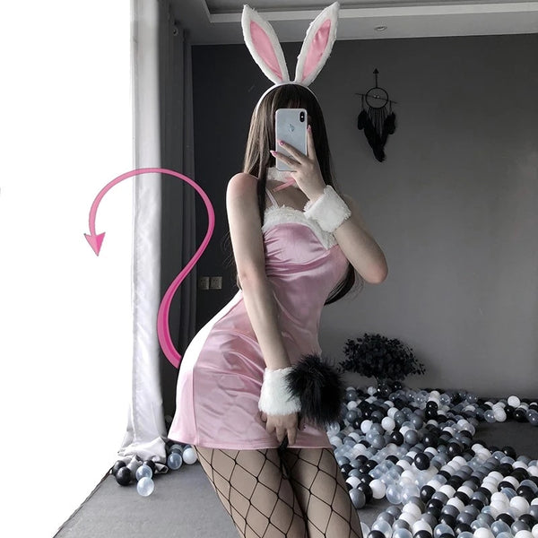 SEXY COSPLAY MAID OUTFIT (6-piece set) KF81959