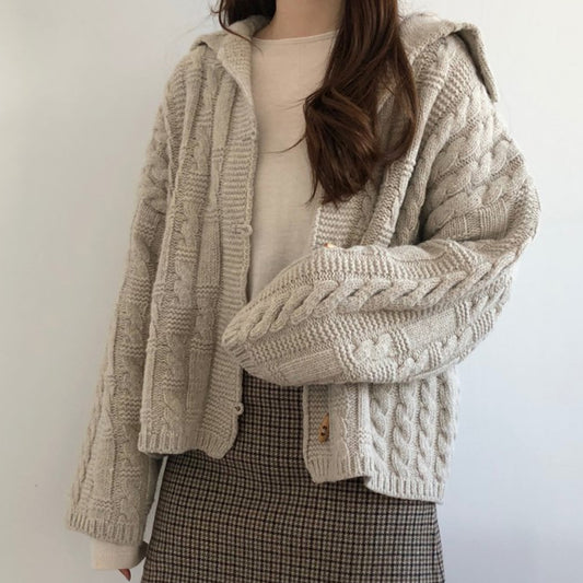 Chic Sweater Coat KF9418