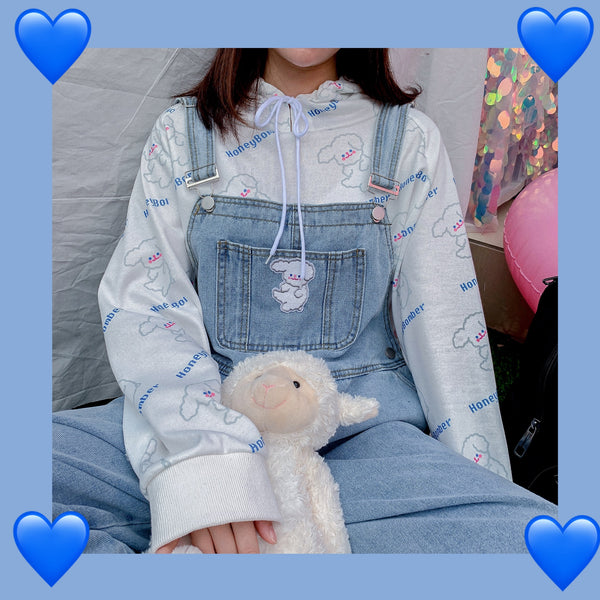 Ulzzang denim overalls KF9451