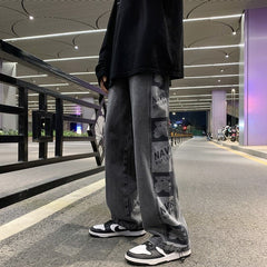 Harajuku Straight Jeans   KF82636