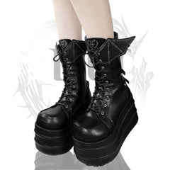 punk platform boots  KF83178