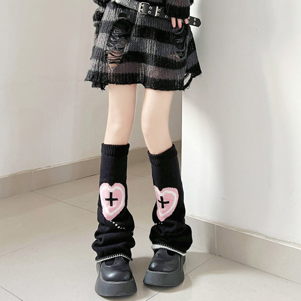 punk leg socks KF82981