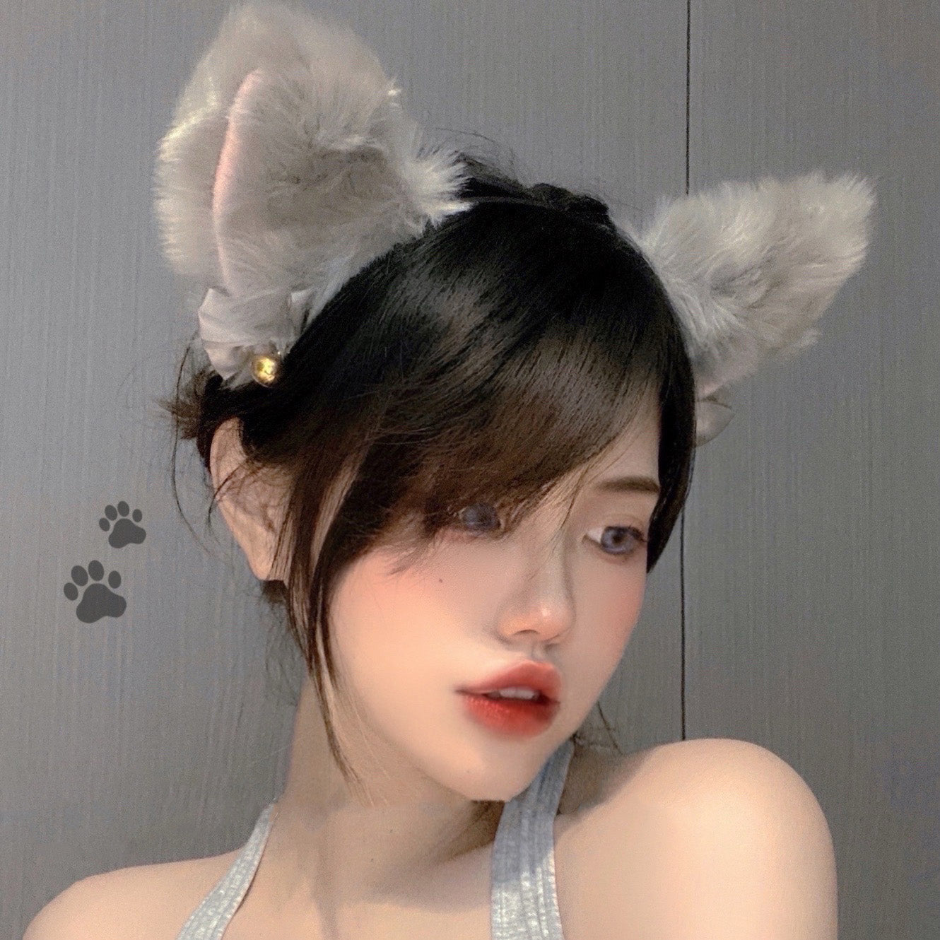 Plush fox headband Kf82475