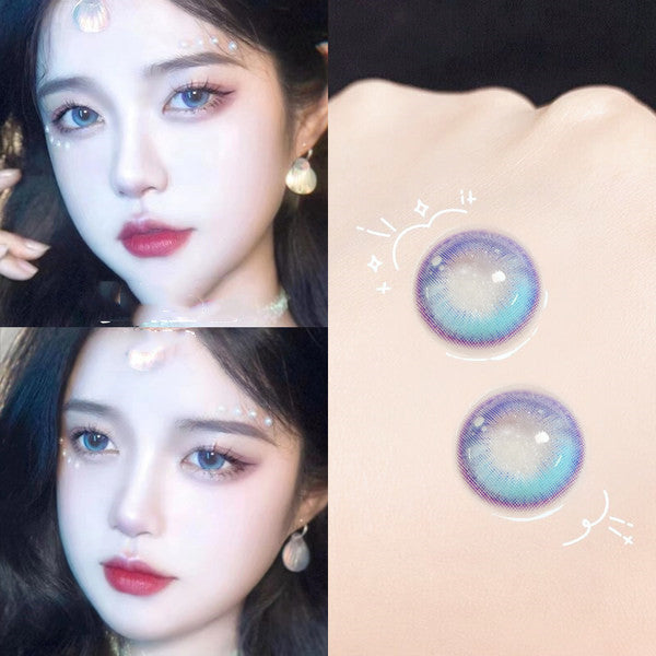 Purple contact lenses (two pieces) KF30337