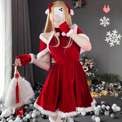 COSPLAY  Christmas suit （4-piece set+ socks） KF82452