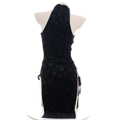 RETRO HOLLOW CHEONGSAM    KF82993
