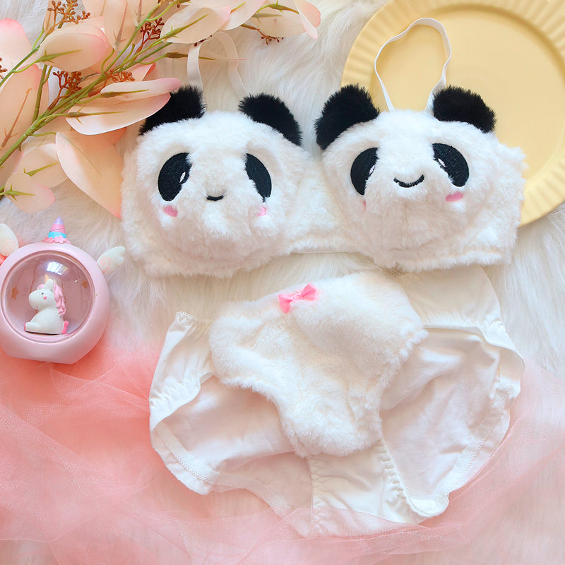 Cute Panda Bra Set  KF82533