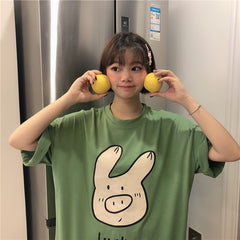 Ulzzang Cartoon T-shirt KF90648