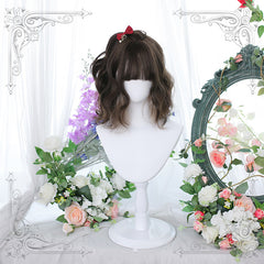 Harajuku micro curly short wig  KF82830