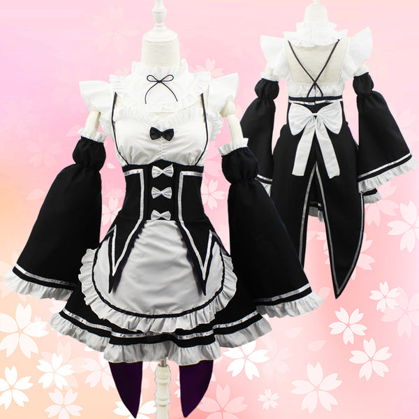 Ramrem Anime Costume KF82304（4 pieces）