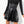 PU black skirt KF90316