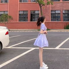 Striped T-shirt + skirt KF9549