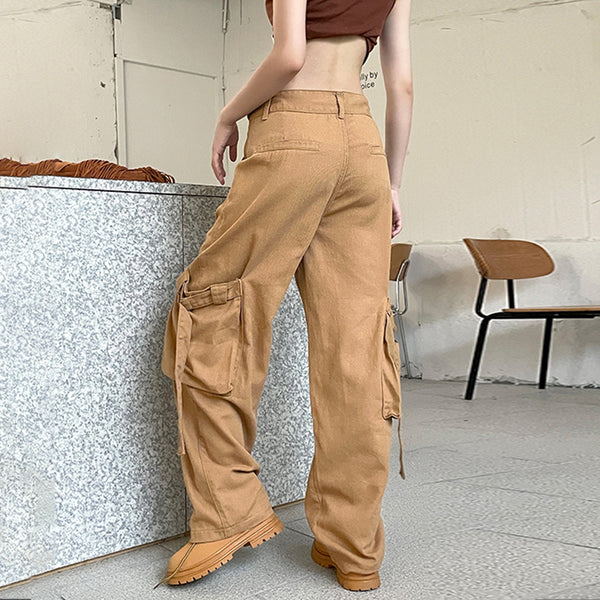 Vintage Khaki Cargo Pants  KF81681