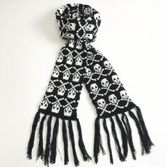 Skull Knit Scarf  KF82957