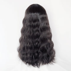 black long curly wig  KF82915