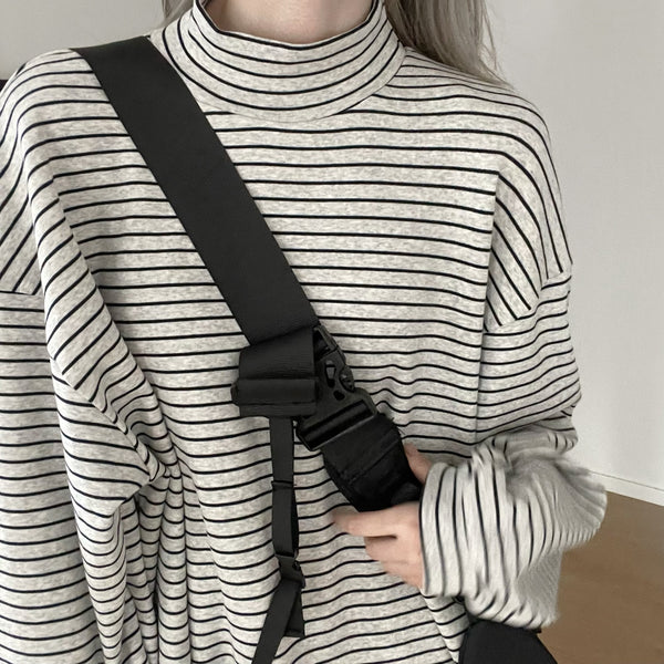 Harajuku Stripe Long Sleeve Top  KF83245