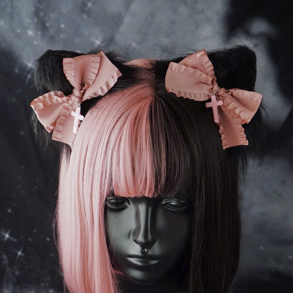 Harajuku cat ear hairpin   KF82408