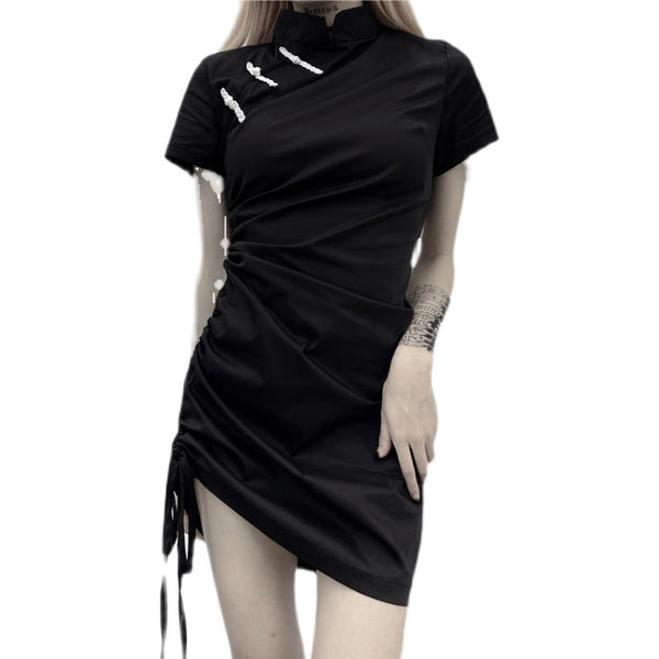 harajuku black dress KF82787