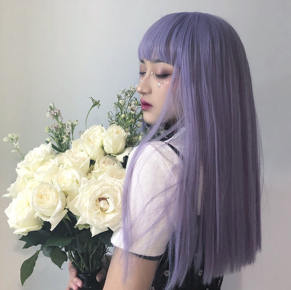 Purple wig KF7511