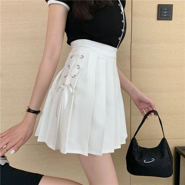 Jk uniform high waist skirt  KF24046