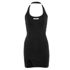 Letter Sling Dress KF9343