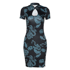 Dragon cheongsam dress KF81894