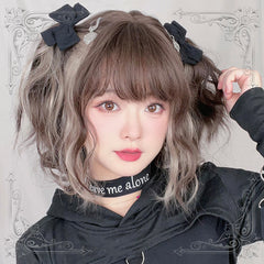 Harajuku micro curly short wig  KF82830