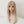 Golden long straight wig KF81598