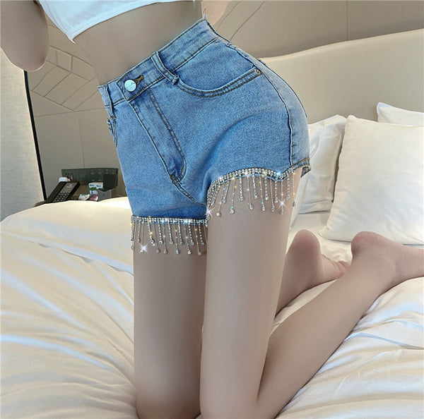 Chic denim shorts KF81389